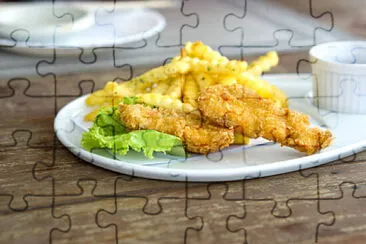 a jigsaw puzzle