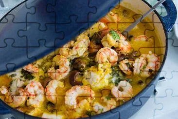 a jigsaw puzzle