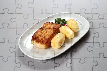 a jigsaw puzzle