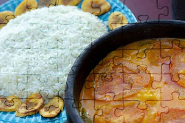 a jigsaw puzzle