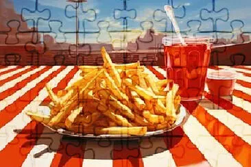 a jigsaw puzzle