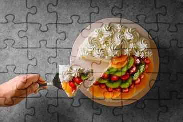 a jigsaw puzzle