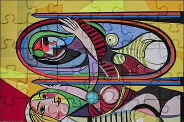 Picasso jeune fille devant un miroir jigsaw puzzle