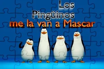 פאזל של Los pinguinos me la van a mascar