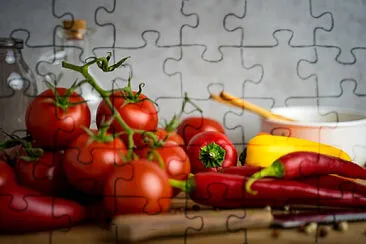 a jigsaw puzzle