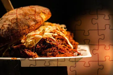 a jigsaw puzzle
