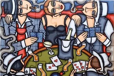 F. Léger la partie de cartes