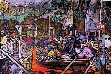 Kandinsky régates jigsaw puzzle