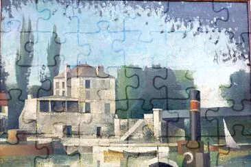 Hodé Seine à Bougival jigsaw puzzle