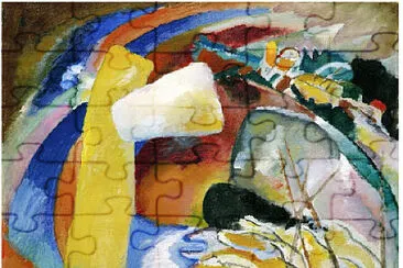 Kandinsky étude 1913