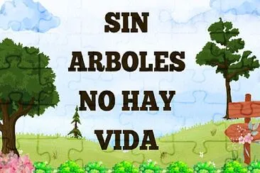 sin arboles no hay vida jigsaw puzzle