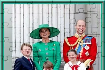 Kate Middleton en famille jigsaw puzzle