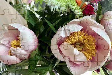 Pink Peonies jigsaw puzzle