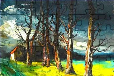 Vlaminck paysage aux arbres