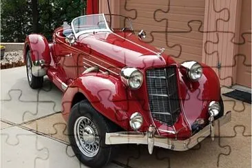 vintage red car 2