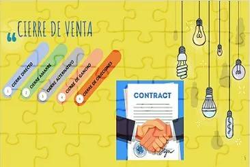 פאזל של cierre de venta