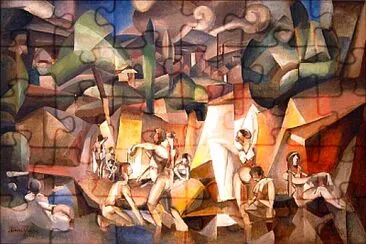 Albert Gleizes les baigneuses jigsaw puzzle