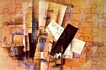 Braque la table du musicien jigsaw puzzle