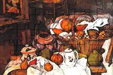 Cézanne nature morte à la cuisine