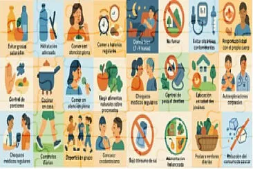 פאזל של Habitos Saludables