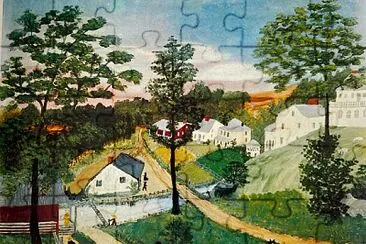GrandMa Moses Chemins 1945