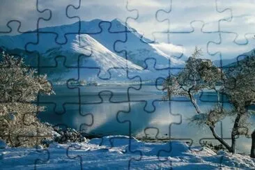 פאזל של lago y nieve