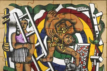 Fernand Léger l 'acrobate et sa partenaire