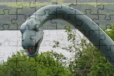 Nessi am Loch Ness, Schottland