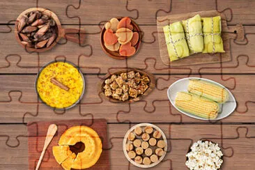a jigsaw puzzle