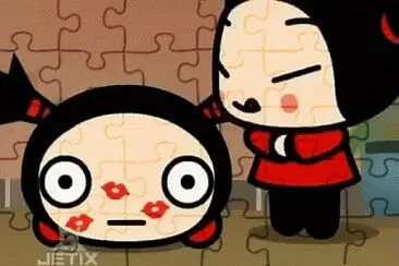 pucca kissing garu