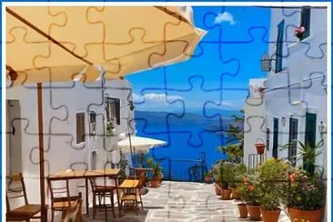 פאזל של Terrasse ensoleillée en Italie