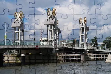 Zugbrücke Kampen, Holland