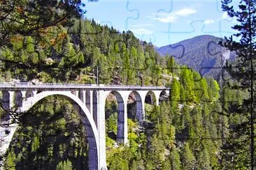 Viadukt in der Schweiz