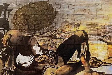 Dali le philosophe éclairé par la lune