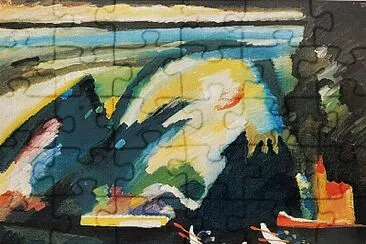 Kandinsky voyage en bateau 1910