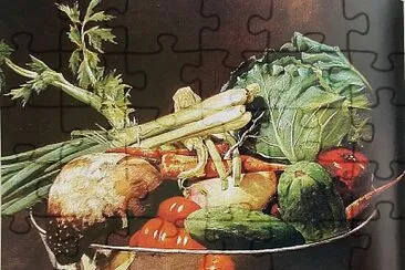 Merit Chase nature morte aux légumes