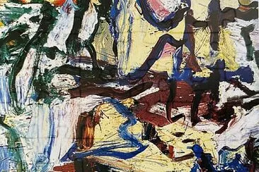 De Kooning  "Dont le nom est écrit sur l 'eau "