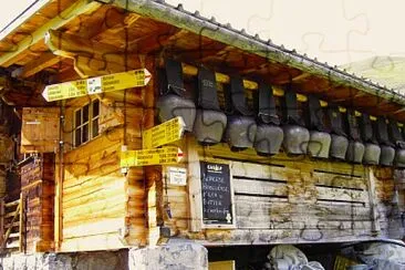 Hütte in der Schweiz jigsaw puzzle