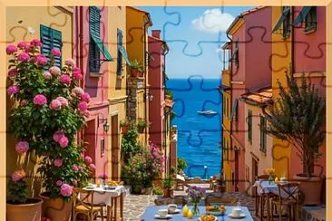 Ruelle terrasse d 'Italie