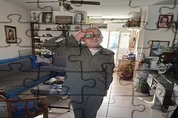 אני בפורים 2025 מחופש לחייל לעבודה