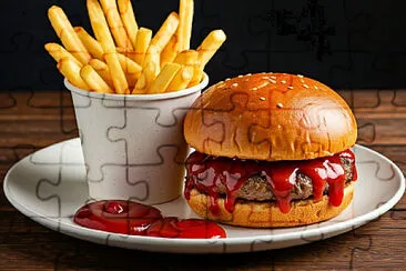 a jigsaw puzzle