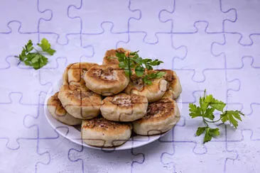 a jigsaw puzzle