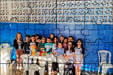atividade volta as aulas foto da turma