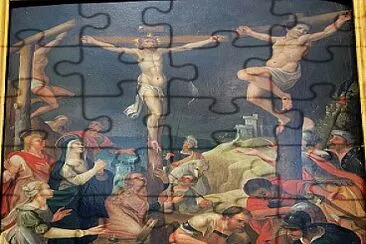 anonyme Christ en croix XVIIème s