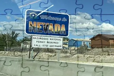 Welcome to Nevada sign
