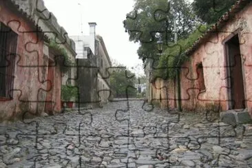 Calle los suspiros Colonia del sacramento jigsaw puzzle