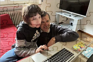 con papà