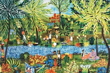 פאזל של au bord d 'un fleuve équatorien
