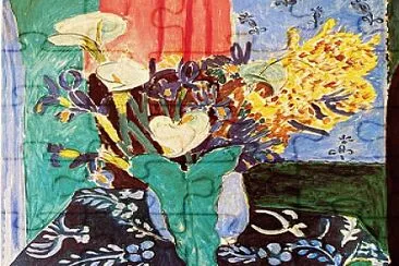 Picasso vase avec fleurs jigsaw puzzle