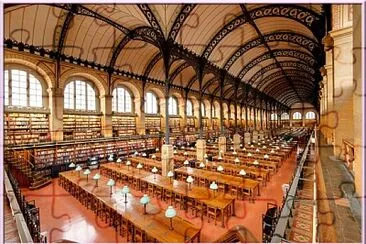 Bibliothèque Sainte-Geneviève - Salle Labrouste